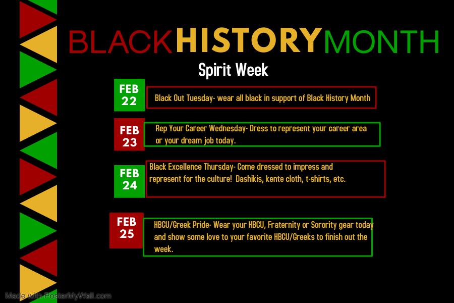 black history month spirit week